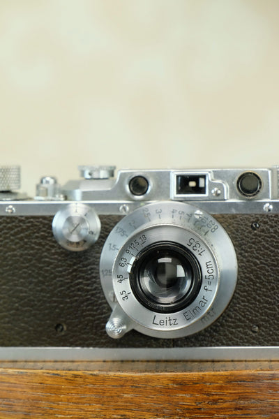 1937 LEITZ LEICA 50mm Elmar lens. - Leitz- Petrakla Classic Cameras