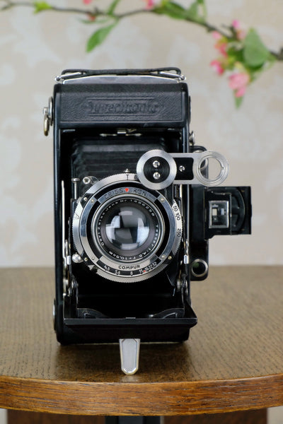 Superb! 1933 Zeiss Ikon Super Ikonta 6x9, with Tessar lens, Freshly serviced ,CLA'd - Zeiss-Ikon- Petrakla Classic Cameras