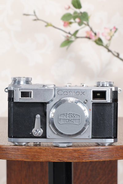 Superb! 1937 Zeiss Ikon Contax II Body, CLA'd, Freshly Serviced! - Zeiss-Ikon- Petrakla Classic Cameras