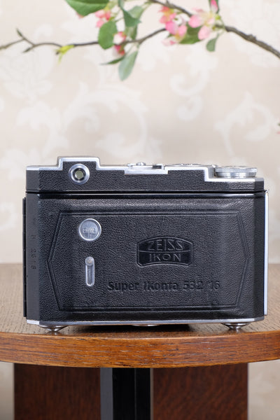 Near Mint 1938 Zeiss Ikon Super Ikonta 6x6, Tessar lens. CLA'd, Freshly Serviced!