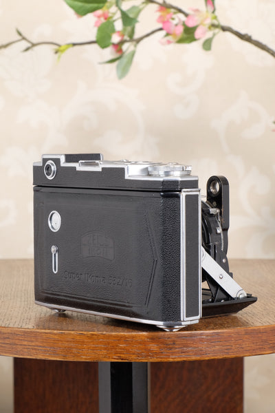 Near Mint 1938 Zeiss Ikon Super Ikonta 6x6, Tessar lens. CLA'd, Freshly Serviced!
