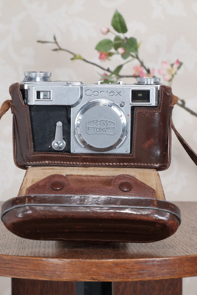 Superb! 1937 Zeiss Ikon Contax II Body, CLA'd, Freshly Serviced! - Zeiss-Ikon- Petrakla Classic Cameras