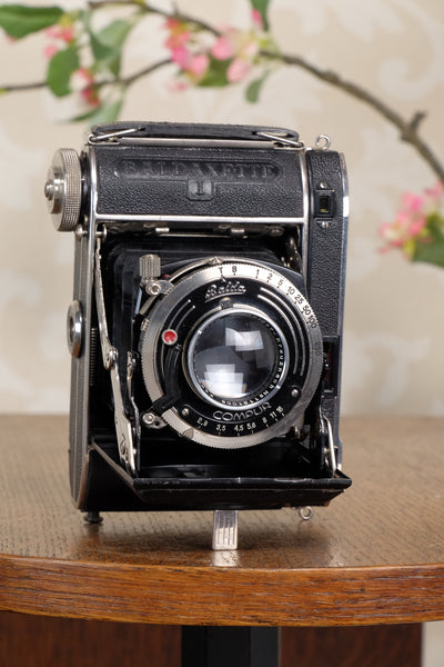 Rare! 1936 Balda Baldaxette, 6x4.5 Coupled Rangefinder camera, Freshly Serviced!, CLA'd