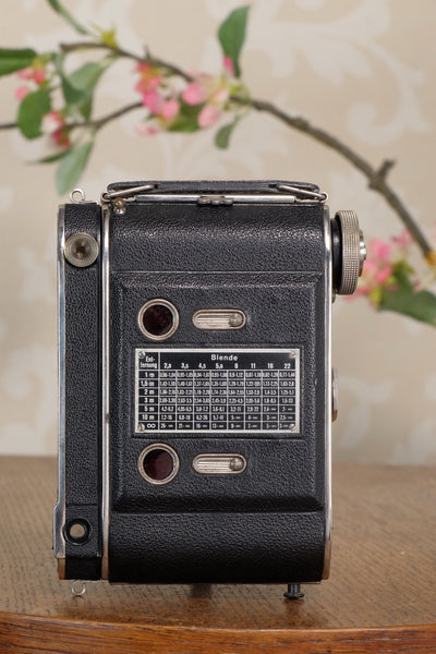 Rare! 1936 Balda Baldaxette, 6x4.5 Coupled Rangefinder camera, Freshly Serviced!, CLA'd