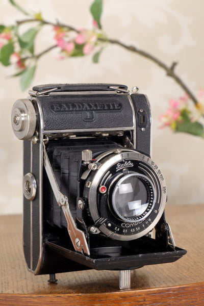 Rare! 1936 Balda Baldaxette, 6x4.5 Coupled Rangefinder camera, Freshly Serviced!, CLA'd