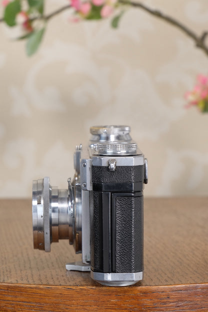 1936 Zeiss Ikon Contax II Rangefinder Camera & Zeiss Sonnar lens, CLA'd, Freshly Serviced!