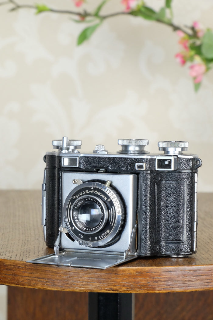 1937 35mm Certo Dollina III Rangefinder camera with f2.8/5cm Tessar lens, CLA'd, Freshly Serviced! - Certo- Petrakla Classic Cameras