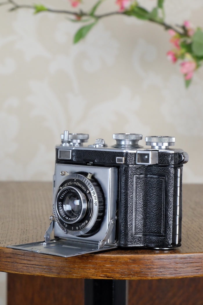 1937 35mm Certo Dollina III Rangefinder camera with f2.8/5cm Tessar lens, CLA'd, Freshly Serviced! - Certo- Petrakla Classic Cameras