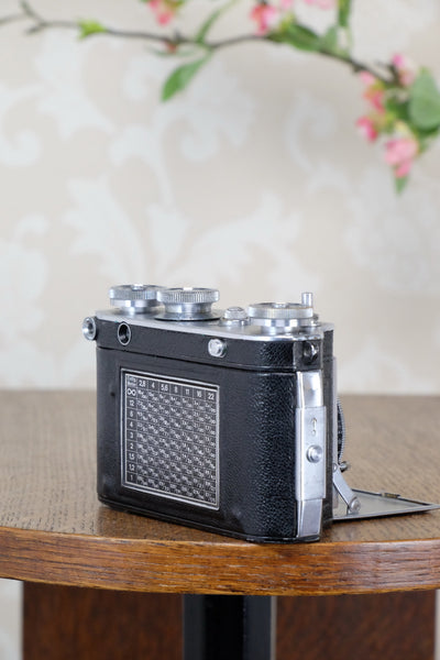1937 35mm Certo Dollina III Rangefinder camera with f2.8/5cm Tessar lens, CLA'd, Freshly Serviced! - Certo- Petrakla Classic Cameras