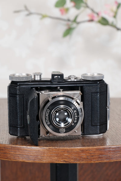 THE ORIGINAL FIRST VERSION, 1934 Black Kodak (Nagel) Retina, model 117, CLA'd, Freshly Serviced! - Kodak- Petrakla Classic Cameras