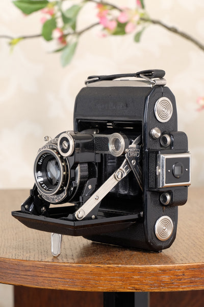 Superb 1936 ZEISS-IKON SUPER IKONTA A, 6x4.5, Tessar lens, CLA’d, Freshly Serviced!