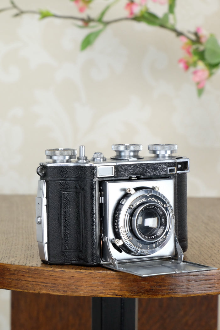 1937 35mm Certo Dollina III Rangefinder camera with f2.8/5cm Tessar lens, CLA'd, Freshly Serviced! - Certo- Petrakla Classic Cameras