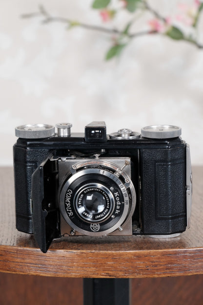 THE ORIGINAL FIRST VERSION, 1934 Black Kodak (Nagel) Retina, model 117, CLA'd, Freshly Serviced! - Kodak- Petrakla Classic Cameras