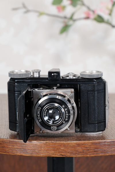 THE ORIGINAL FIRST VERSION, 1934 Black Kodak (Nagel) Retina, model 117, CLA'd, Freshly Serviced! - Kodak- Petrakla Classic Cameras