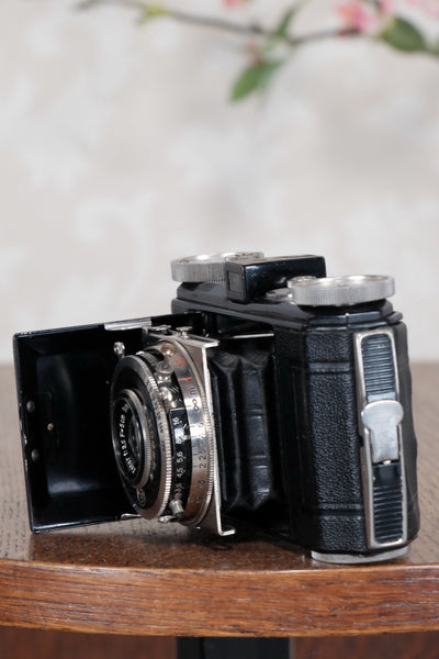 THE ORIGINAL FIRST VERSION, 1934 Black Kodak (Nagel) Retina, model 117, CLA'd, Freshly Serviced! - Kodak- Petrakla Classic Cameras