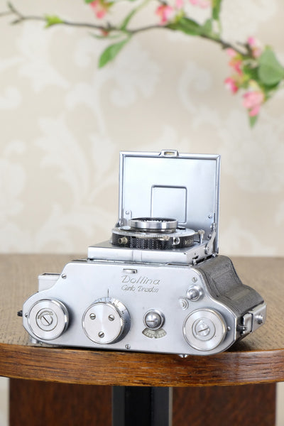 1937 35mm Certo Dollina III Rangefinder camera with f2.8/5cm Tessar lens, CLA'd, Freshly Serviced! - Certo- Petrakla Classic Cameras