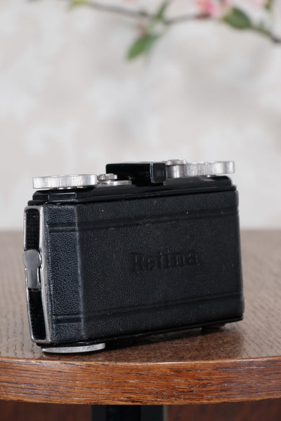 THE ORIGINAL FIRST VERSION, 1934 Black Kodak (Nagel) Retina, model 117, CLA'd, Freshly Serviced! - Kodak- Petrakla Classic Cameras