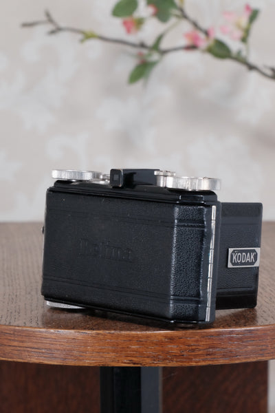 THE ORIGINAL FIRST VERSION, 1934 Black Kodak (Nagel) Retina, model 117, CLA'd, Freshly Serviced! - Kodak- Petrakla Classic Cameras