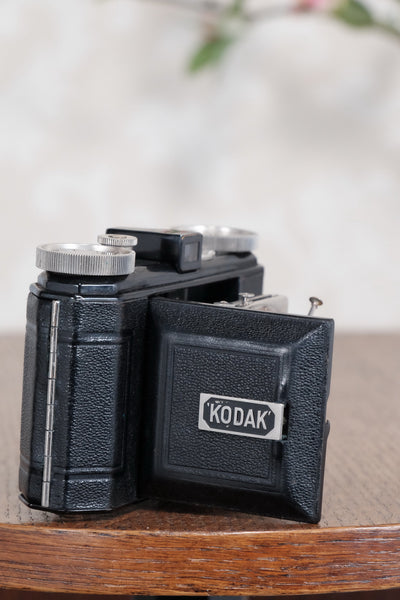 THE ORIGINAL FIRST VERSION, 1934 Black Kodak (Nagel) Retina, model 117, CLA'd, Freshly Serviced! - Kodak- Petrakla Classic Cameras
