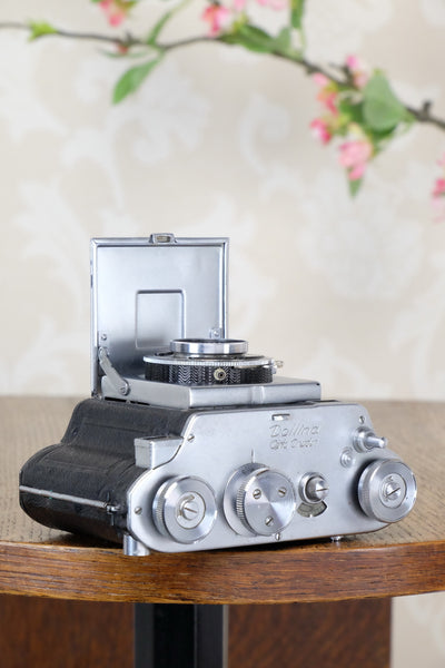 1937 35mm Certo Dollina III Rangefinder camera with f2.8/5cm Tessar lens, CLA'd, Freshly Serviced! - Certo- Petrakla Classic Cameras