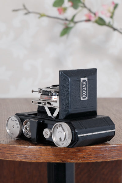 THE ORIGINAL FIRST VERSION, 1934 Black Kodak (Nagel) Retina, model 117, CLA'd, Freshly Serviced! - Kodak- Petrakla Classic Cameras