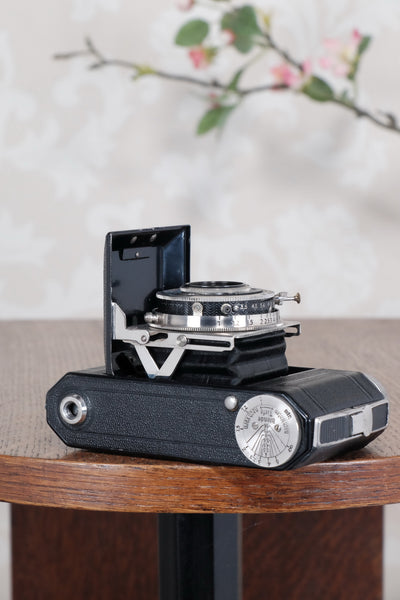THE ORIGINAL FIRST VERSION, 1934 Black Kodak (Nagel) Retina, model 117, CLA'd, Freshly Serviced! - Kodak- Petrakla Classic Cameras
