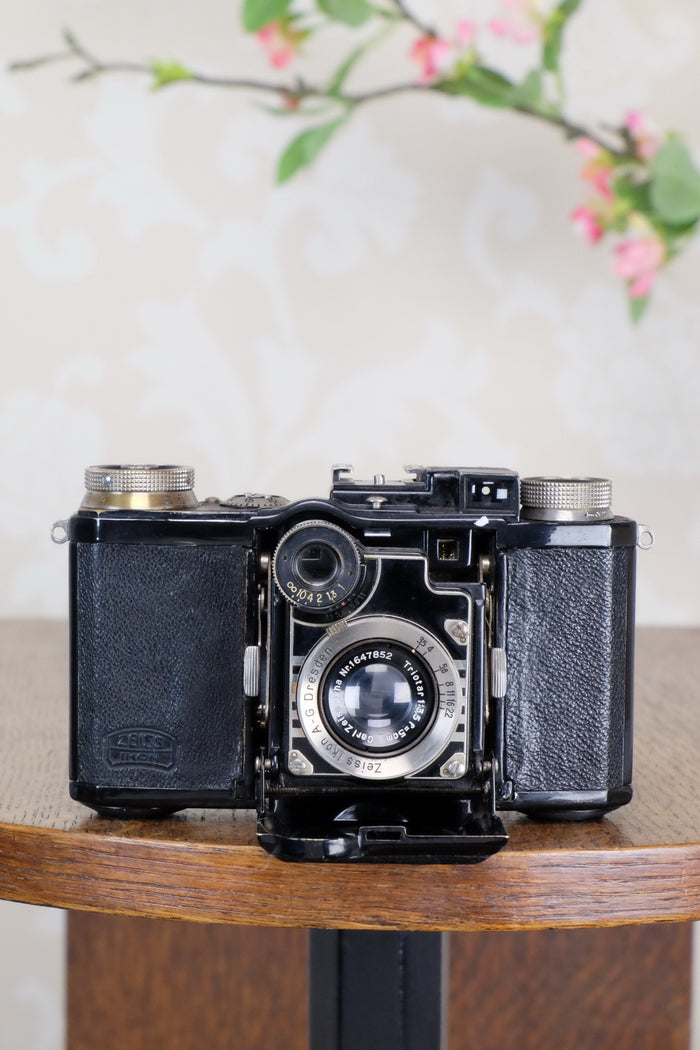 1935 Zeiss-Ikon Super Nettel (236/24), CLA'd, Freshly Serviced! - Zeiss-Ikon- Petrakla Classic Cameras