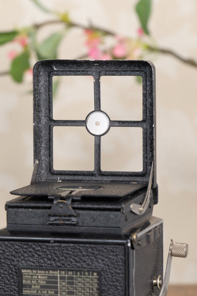 Superb! 1933 Old Standard Rolleiflex with original leather case, Freshly Serviced, CLA’d