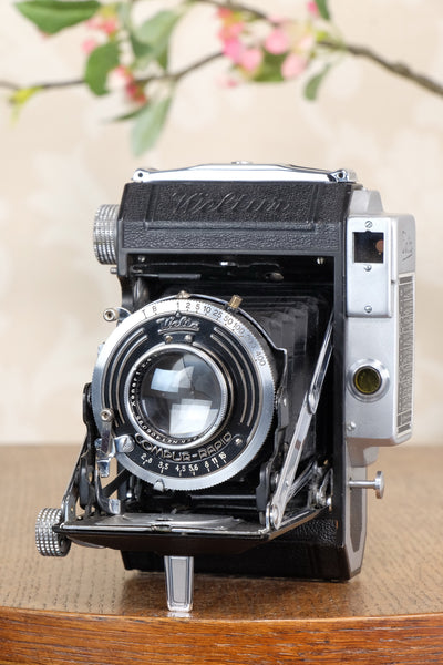 1939 WELTA WELTUR, Medium format, Coupled Rangefinder Camera, with Xenar and original mask CLA'd, Freshly serviced!