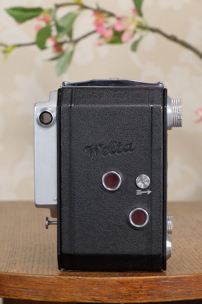 1939 WELTA WELTUR, Medium format, Coupled Rangefinder Camera, with Xenar and original mask CLA'd, Freshly serviced!