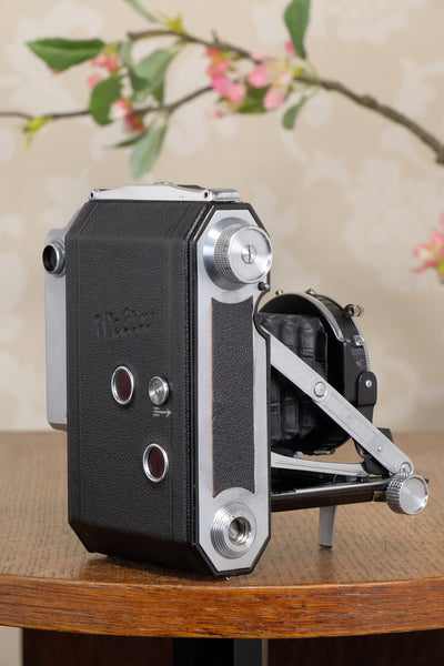 1939 WELTA WELTUR, Medium format, Coupled Rangefinder Camera, with Xenar and original mask CLA'd, Freshly serviced!