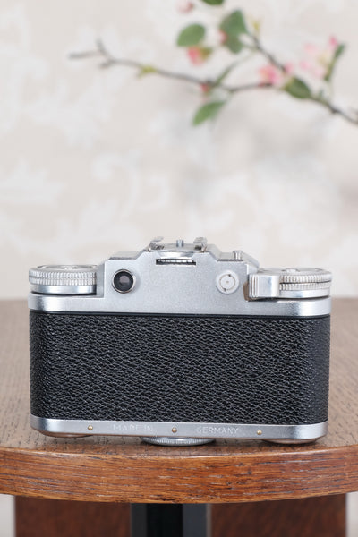 1956 Braun Super Paxette, 35mm coupled rangefinder camera. CLA'd, Freshly Serviced! - Braun- Petrakla Classic Cameras