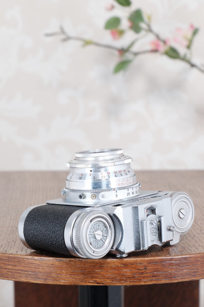 1956 Braun Super Paxette, 35mm coupled rangefinder camera. CLA'd, Freshly Serviced! - Braun- Petrakla Classic Cameras