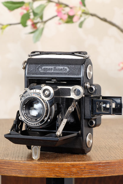 Superb 1934 ZEISS-IKON SUPER IKONTA A, 6x4.5, Tessar lens, CLA’d, Freshly Serviced!