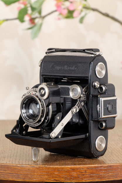 Superb 1934 ZEISS-IKON SUPER IKONTA A, 6x4.5, Tessar lens, CLA’d, Freshly Serviced!
