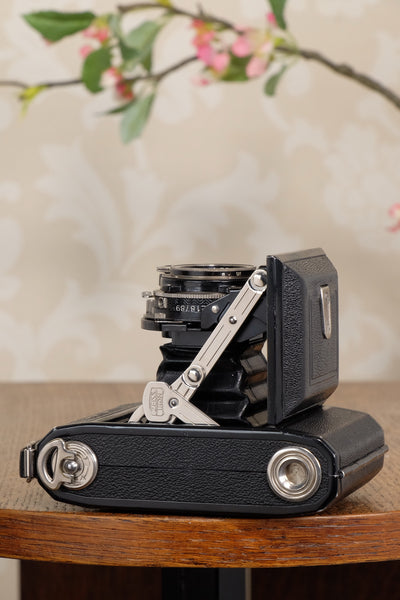 Superb 1934 ZEISS-IKON SUPER IKONTA A, 6x4.5, Tessar lens, CLA’d, Freshly Serviced!