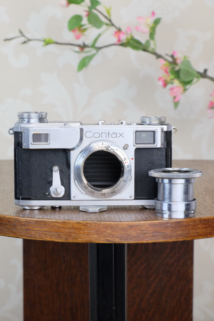 1938 Zeiss Ikon Contax II CLA'd, Freshly Serviced! - Zeiss-Ikon- Petrakla Classic Cameras