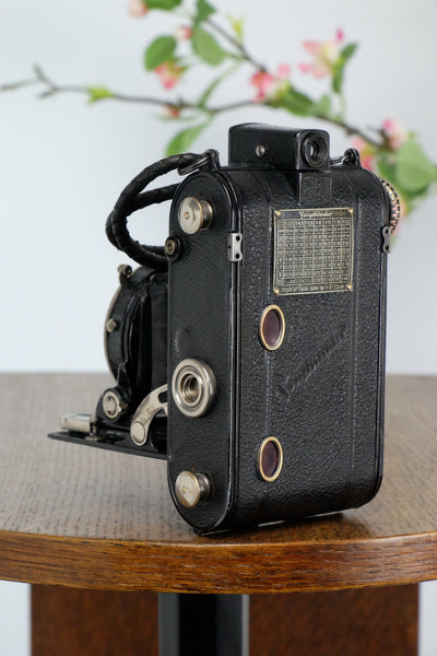 1934 Voigtlander Virtus 6x4.5 Folder, CLAd, Freshly Serviced! - Voigtlander- Petrakla Classic Cameras