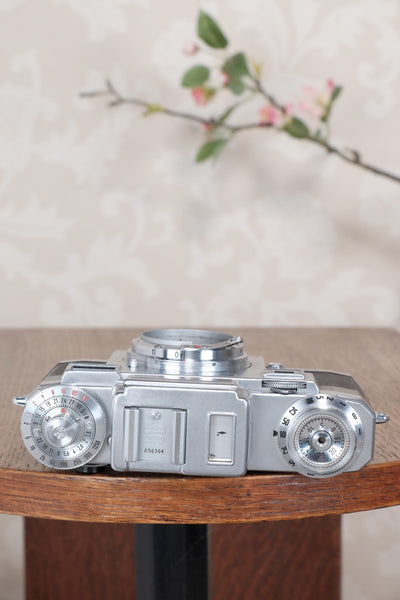 1953 Zeiss Ikon Contax IIIa, with lens and original leather case. CLA'd, Freshly Serviced! - Zeiss-Ikon- Petrakla Classic Cameras
