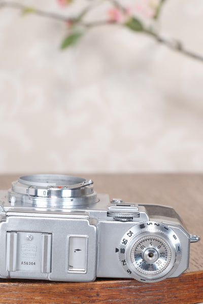 1953 Zeiss Ikon Contax IIIa, with lens and original leather case. CLA'd, Freshly Serviced! - Zeiss-Ikon- Petrakla Classic Cameras