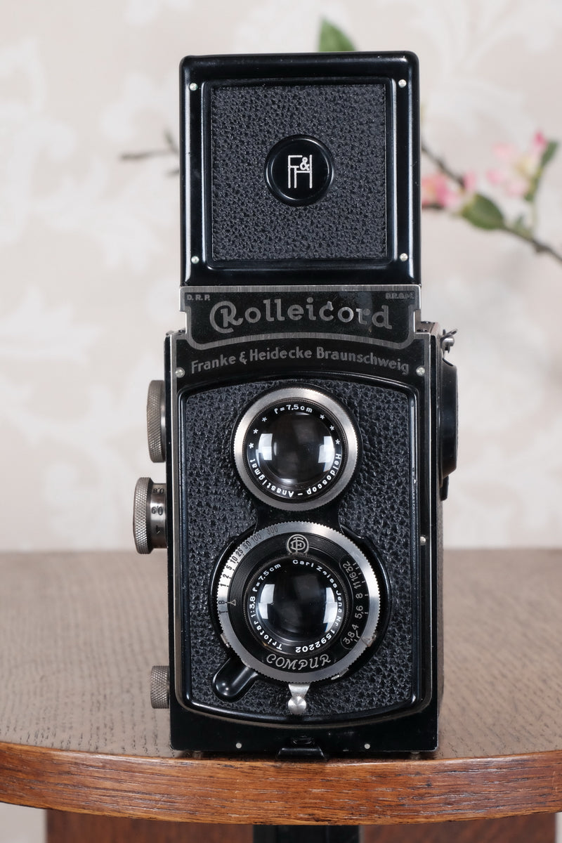 SUPERB! 1934 Rolleicord, Freshly Serviced! - Frank & Heidecke- Petrakla Classic Cameras
