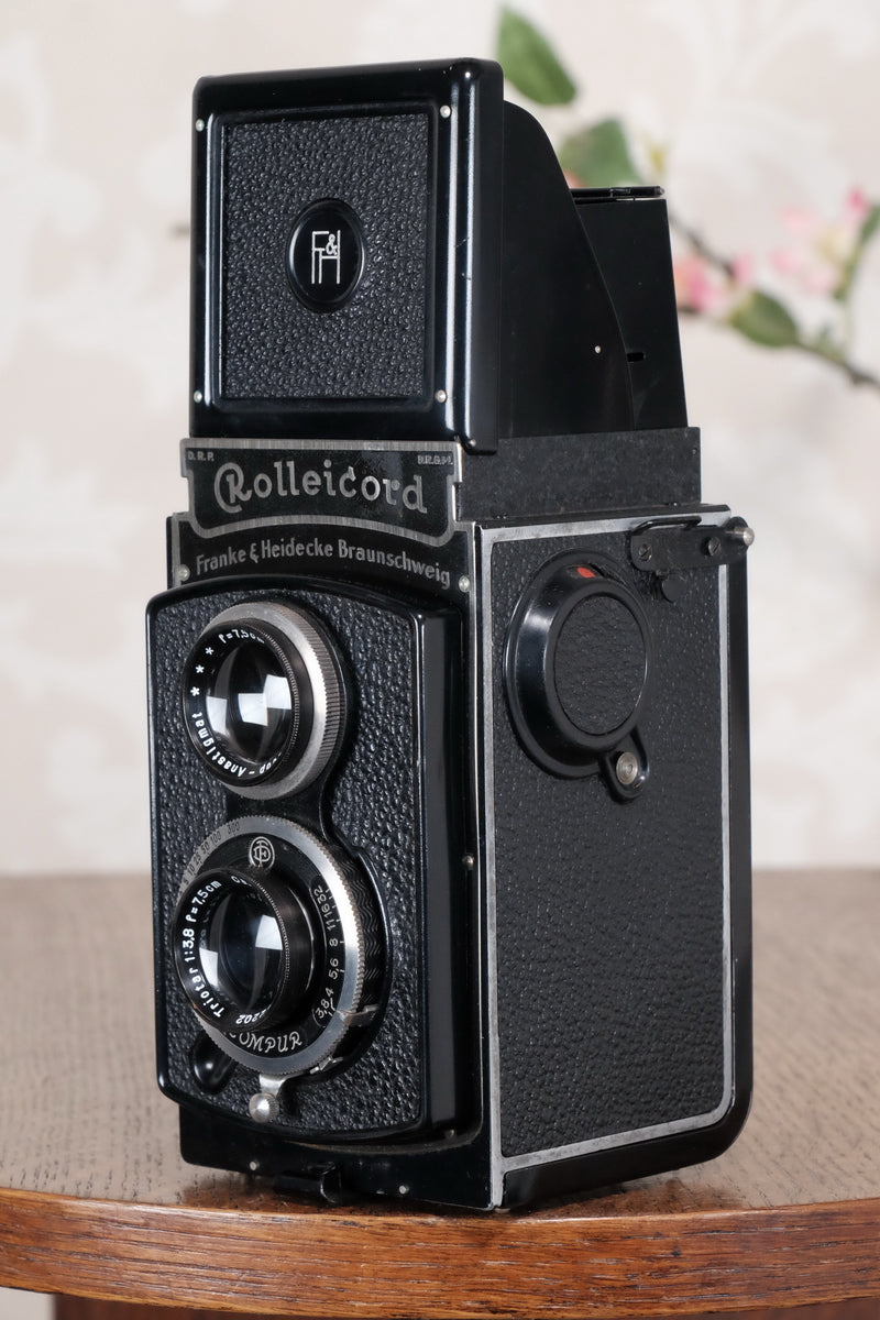 SUPERB! 1934 Rolleicord, Freshly Serviced! - Frank & Heidecke- Petrakla Classic Cameras