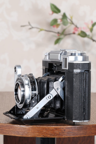 Superb! 1952 Zeiss-Ikon Super Ikonta B, Coated Tessar & Synchro-Compur.  CLA'd, Freshly Serviced! - Zeiss-Ikon- Petrakla Classic Cameras