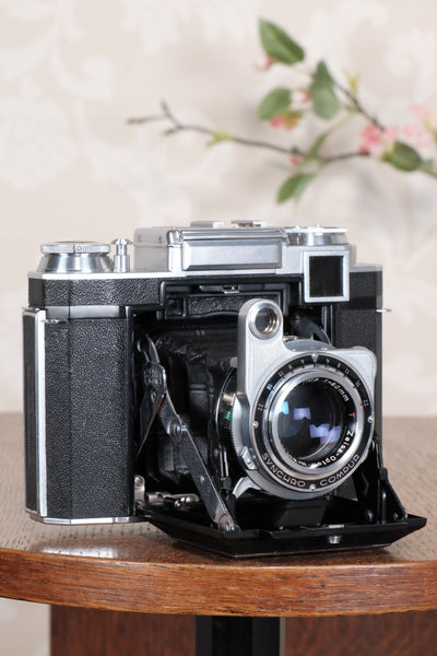 Superb! 1952 Zeiss-Ikon Super Ikonta B, Coated Tessar & Synchro-Compur.  CLA'd, Freshly Serviced! - Zeiss-Ikon- Petrakla Classic Cameras