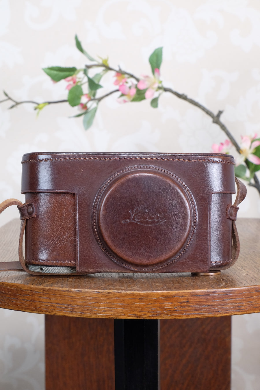 SUPERB! 1935 BLACK LEITZ LEICA II with Nickel Elmar and leather case, Freshly Serviced CLA'd!