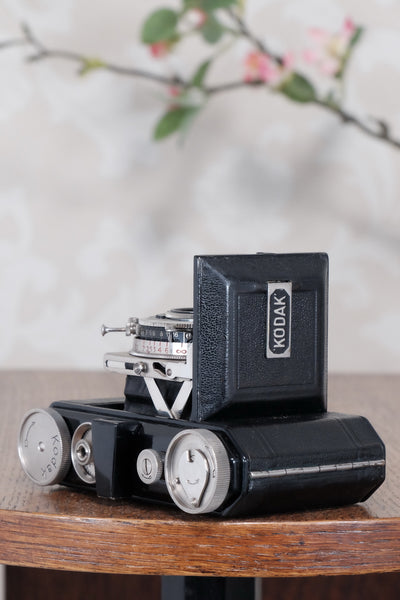 THE ORIGINAL FIRST VERSION, 1934 Black Kodak (Nagel) Retina, model 117, CLA'd, Freshly Serviced! - Kodak- Petrakla Classic Cameras