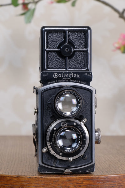 Rare! 1932 4x4 Baby Rolleiflex with 2.8/60mm Tessar, Freshly Serviced, CLA’d