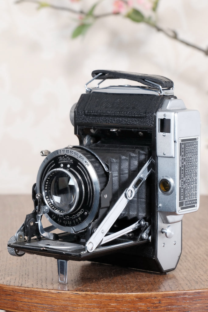 1940 WELTA WELTUR, 6x6 Medium format, Coupled Rangefinder Camera, CLA'd, FRESHLY SERVICED! - Welta- Petrakla Classic Cameras