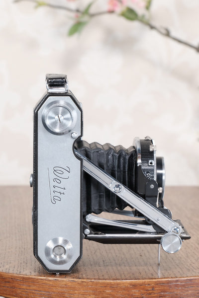 1940 WELTA WELTUR, 6x6 Medium format, Coupled Rangefinder Camera, CLA'd, FRESHLY SERVICED! - Welta- Petrakla Classic Cameras