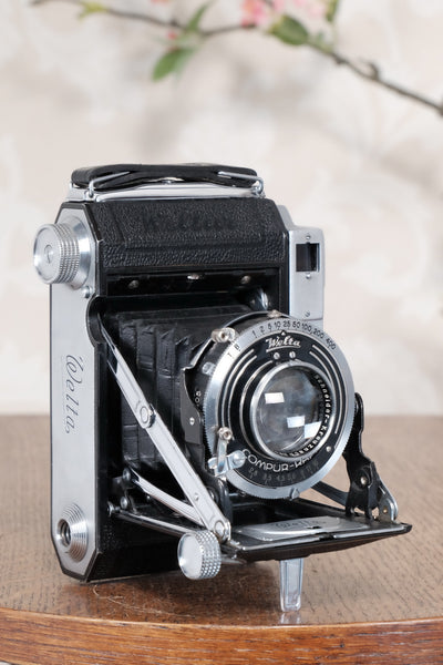 1940 WELTA WELTUR, 6x6 Medium format, Coupled Rangefinder Camera, CLA'd, FRESHLY SERVICED! - Welta- Petrakla Classic Cameras